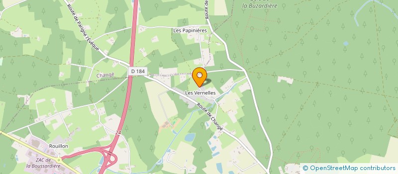 localisation de l'entreprise MADAME LAURE RAFFIN  PARIGNE-L'EVEQUE