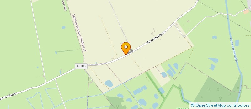 localisation de l'entreprise MADAME LAURE RAMEDACE  SAINT-AUBIN-SUR-QUILLEBEUF