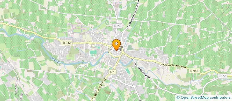 localisation de l'entreprise MADAME LAURE RECROSIO  MAZAN