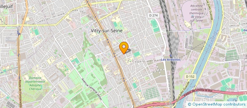 localisation de l'entreprise MADAME LAURE REGIS à VITRY-SUR-SEINE