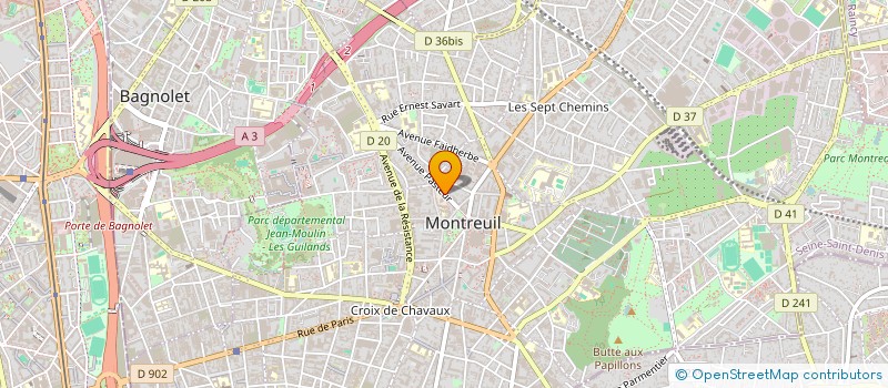localisation de l'entreprise MADAME LAURE REJAUD à MONTREUIL