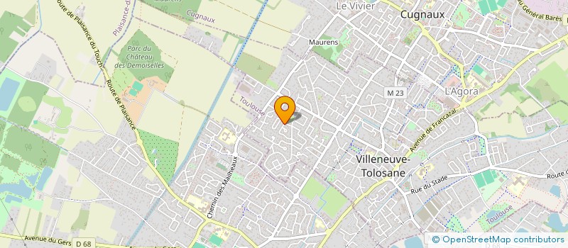 localisation de l'entreprise MADAME LAURE RIGOLET à VILLENEUVE-TOLOSANE
