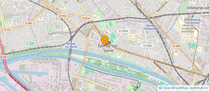 localisation de l'entreprise MADAME LAURE ROCHES à EPINAY-SUR-SEINE