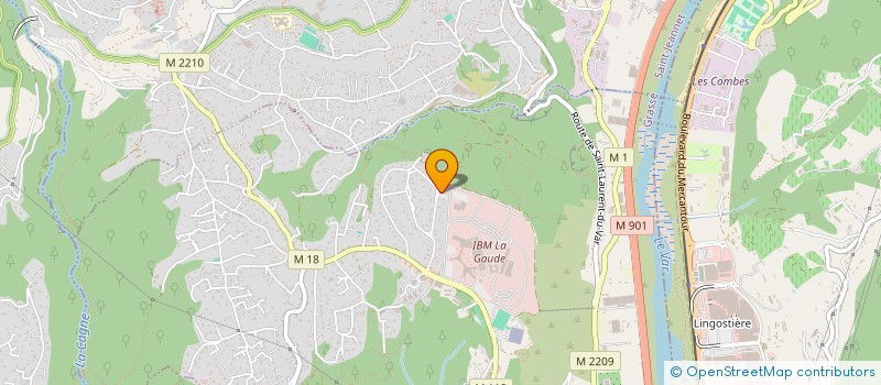 localisation de l'entreprise MADAME LAURE ROCHON  LA GAUDE