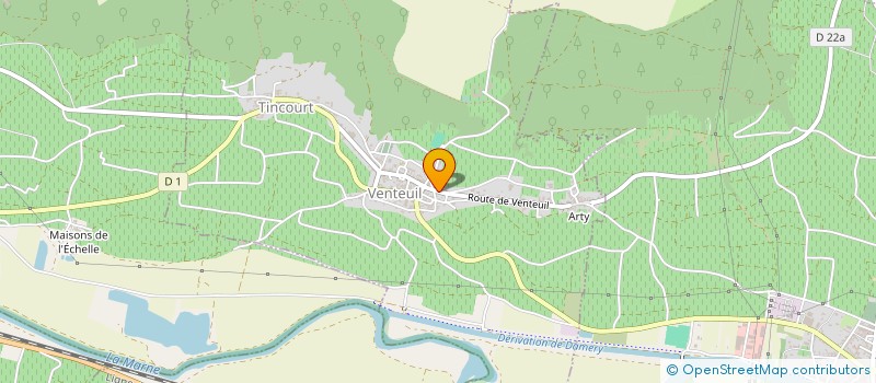 localisation de l'entreprise MADAME LAURE RONSEAUX  VENTEUIL