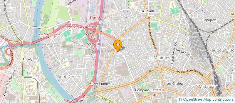 localisation de l'entreprise MADAME LAURE ROSE MARIE PEGUILLAN à TOULOUSE