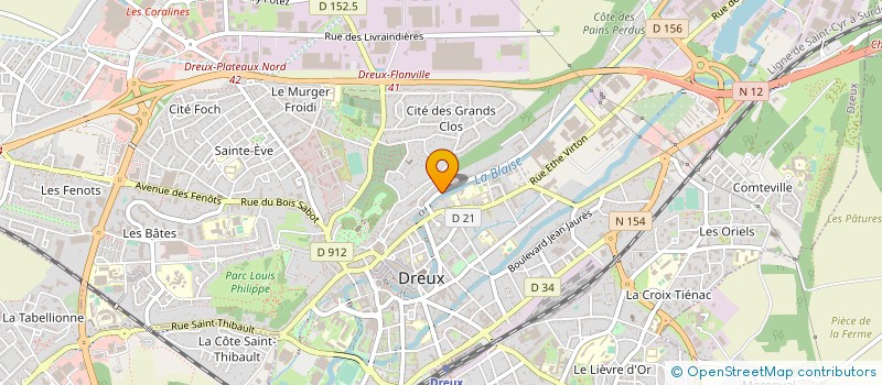 localisation de l'entreprise MADAME LAURE ROUDOT à DREUX