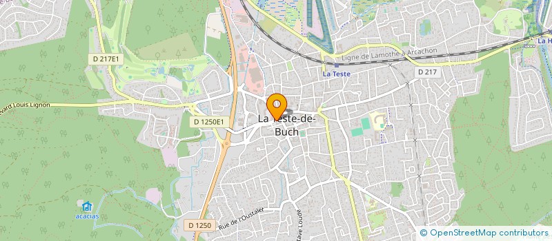 localisation de l'entreprise MADAME LAURE ROUX à LA TESTE-DE-BUCH