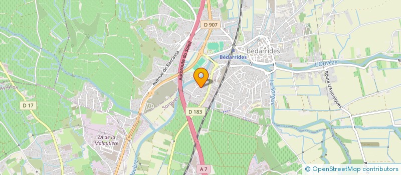 localisation de l'entreprise MADAME LAURE ROUX  BEDARRIDES