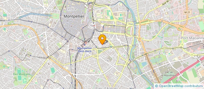 localisation de l'entreprise MADAME LAURE RUBINOCCI  MONTPELLIER
