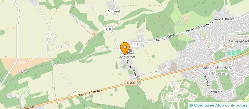 localisation de l'entreprise MADAME LAURE RUIZ  SAINT-SEBASTIEN-DE-MORSENT