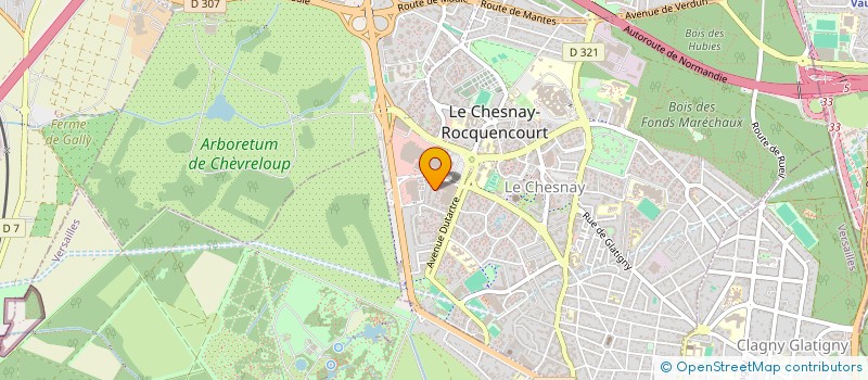 localisation de l'entreprise MADAME LAURE SABOURET GARAT DE NEDDE  LE CHESNAY-ROCQUENCOURT