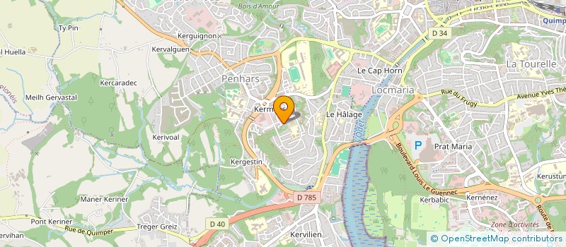 localisation de l'entreprise MADAME LAURE SABRE à QUIMPER