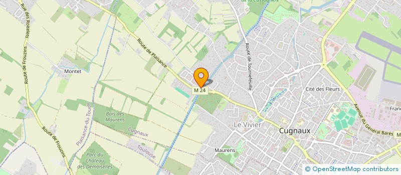 localisation de l'entreprise MADAME LAURE SAINT LOUBERT  CUGNAUX