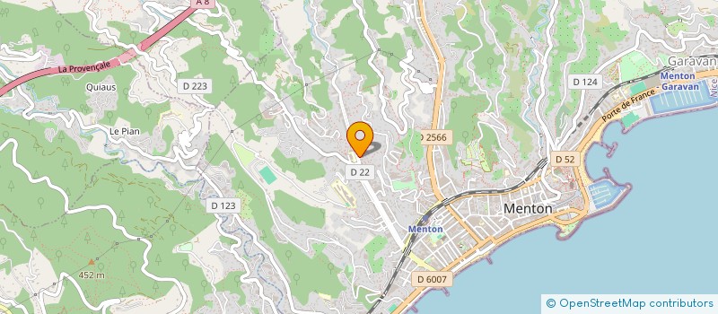 localisation de l'entreprise MADAME LAURE SALARNI  MENTON