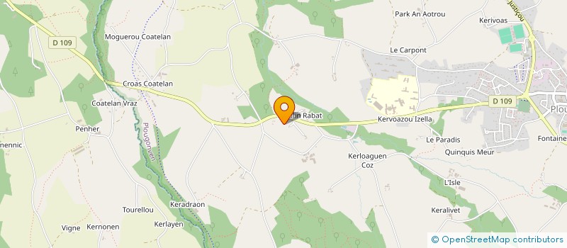 localisation de l'entreprise MADAME LAURE SALAUN  PLOUGONVEN