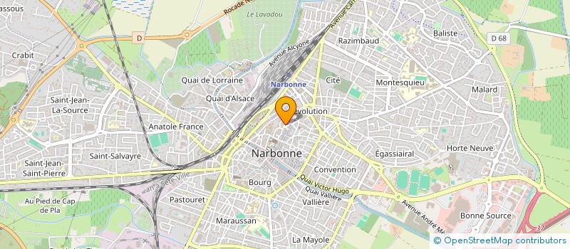 localisation de l'entreprise MADAME LAURE SALESA à NARBONNE