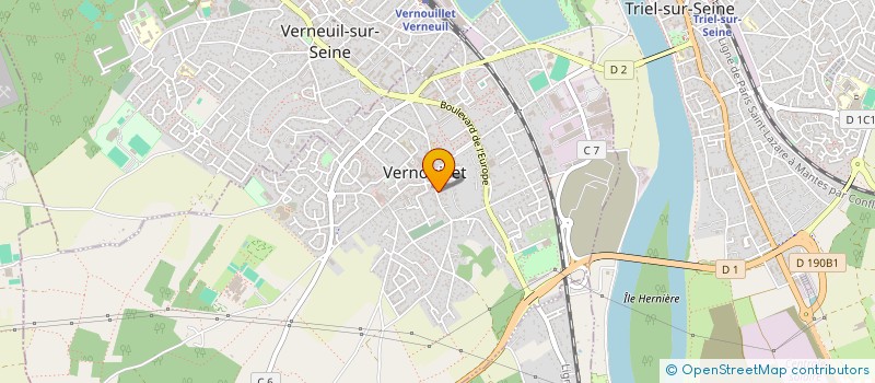 localisation de l'entreprise MADAME LAURE SALLES à VERNOUILLET