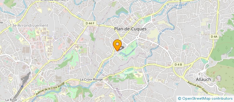 localisation de l'entreprise MADAME LAURE SANTIAGO à PLAN-DE-CUQUES