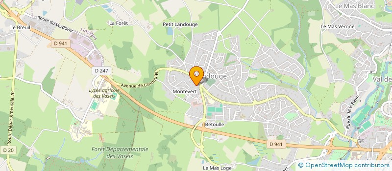 localisation de l'entreprise MADAME LAURE SCHNEIDER à LIMOGES