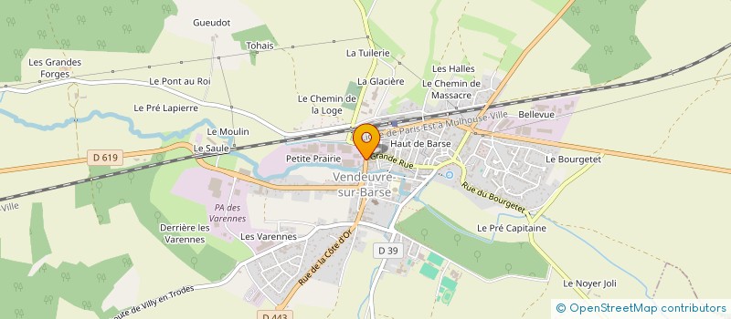 localisation de l'entreprise MADAME LAURE SCRIBE à VENDEUVRE-SUR-BARSE