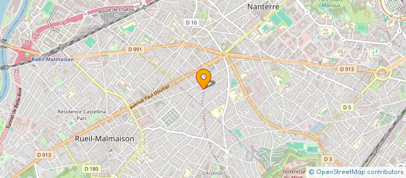 localisation de l'entreprise MADAME LAURE SEGRESTAA  NANTERRE