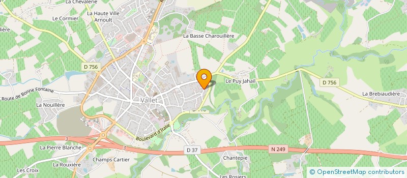 localisation de l'entreprise MADAME LAURE SEGUIN à VALLET