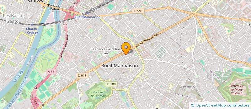 localisation de l'entreprise MADAME LAURE SENTENAC à RUEIL-MALMAISON