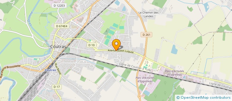 localisation de l'entreprise MADAME LAURE SERDA  COUTRAS