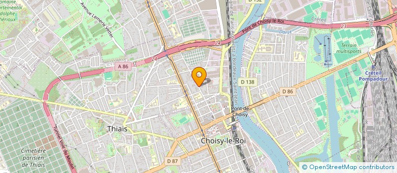 localisation de l'entreprise MADAME LAURE SERGENT  CHOISY-LE-ROI