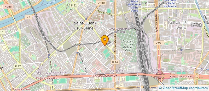localisation de l'entreprise MADAME LAURE SIMONNEAU à SAINT-OUEN-SUR-SEINE