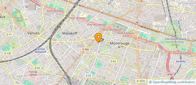 localisation de l'entreprise MADAME LAURE SIMONNET  MONTROUGE