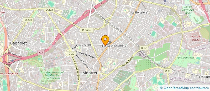localisation de l'entreprise MADAME LAURE SIMONPIETRI à MONTREUIL