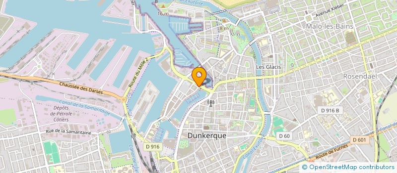 localisation de l'entreprise MADAME LAURE SONNEVILLE à DUNKERQUE