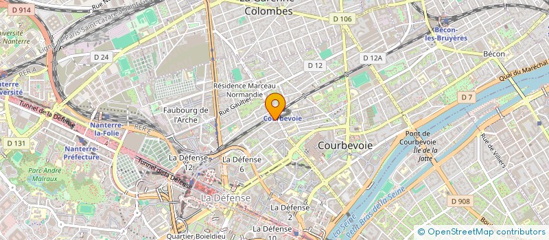 localisation de l'entreprise MADAME LAURE SOREL à COLOMBES