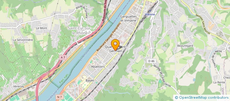 localisation de l'entreprise MADAME LAURE SOUBEYRAN à VIENNE