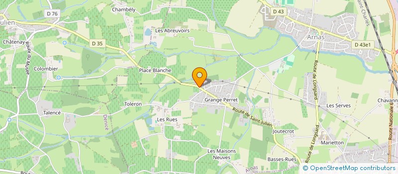 localisation de l'entreprise MADAME LAURE SOUCHON  ARNAS