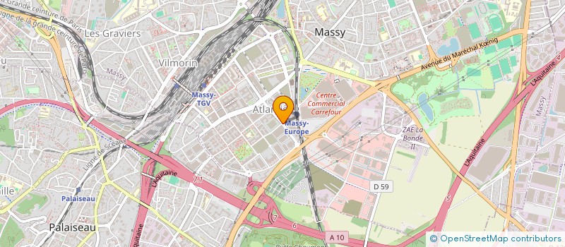 localisation de l'entreprise MADAME LAURE SOULIER à MASSY