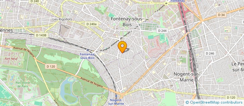 localisation de l'entreprise MADAME LAURE SOURCIS à FONTENAY-SOUS-BOIS