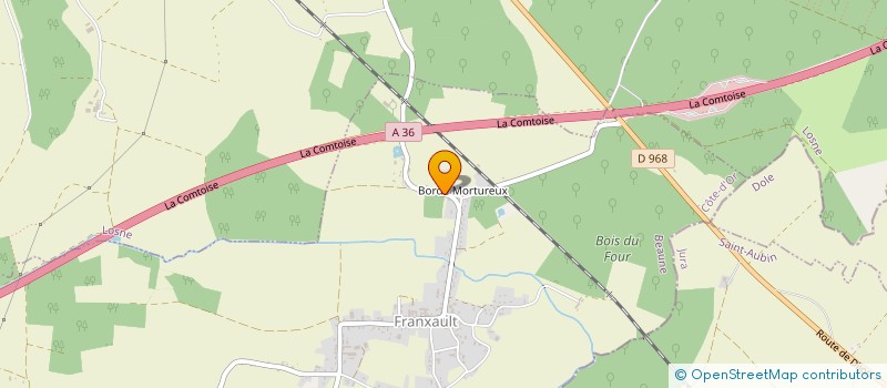 localisation de l'entreprise MADAME LAURE SPERANZA  FRANXAULT