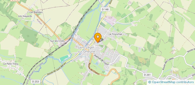 localisation de l'entreprise MADAME LAURE STAMPFLI  SAINT-LEGER-SUR-DHEUNE