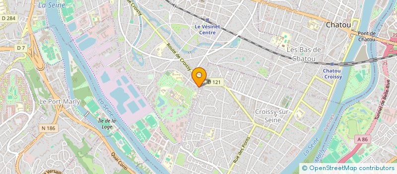 localisation de l'entreprise MADAME LAURE SUTEAU  LE VESINET