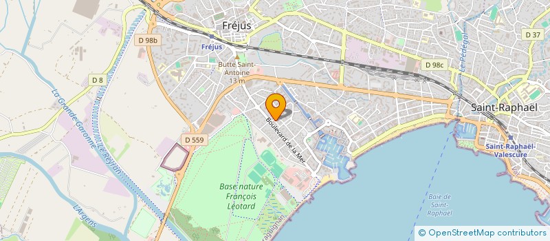 localisation de l'entreprise MADAME LAURE SYBILLE  FREJUS