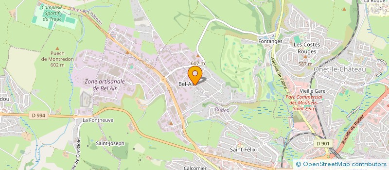 localisation de l'entreprise MADAME LAURE SYCH à RODEZ