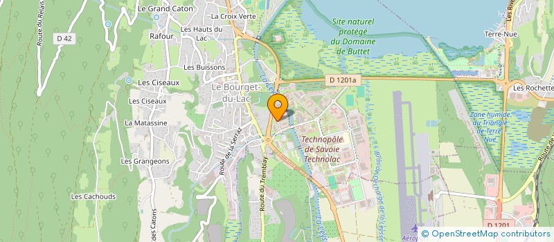 localisation de l'entreprise MADAME LAURE TATON  LE BOURGET-DU-LAC