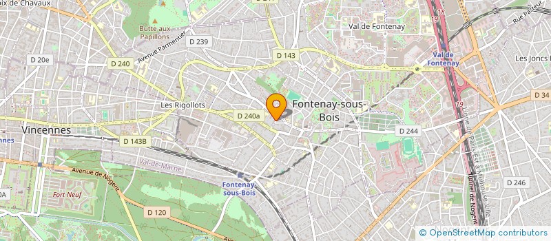 localisation de l'entreprise MADAME LAURE TCHAPPE à FONTENAY-SOUS-BOIS