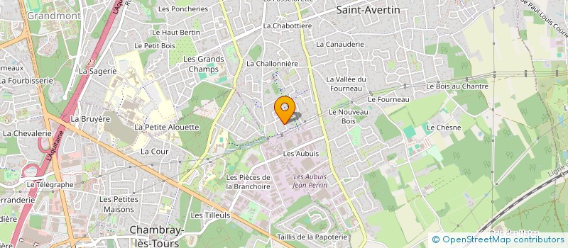 localisation de l'entreprise MADAME LAURE TERTRAIN à SAINT-AVERTIN
