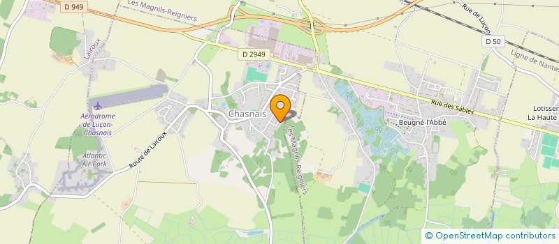 localisation de l'entreprise MADAME LAURE TEXIER  CHASNAIS