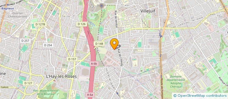 localisation de l'entreprise MADAME LAURE THAURONT à VILLEJUIF