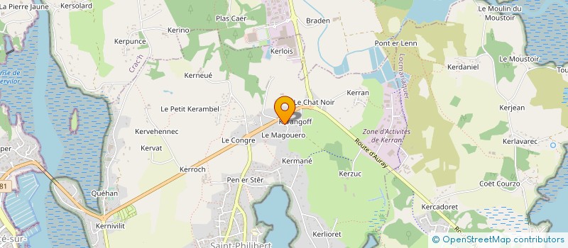 localisation de l'entreprise MADAME LAURE THIEBAUT  SAINT-PHILIBERT